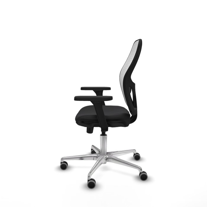 PIQUERAS Y CRESPO Silla de oficina Jorquera con mecanismo Sincro/Traslack, Negro y Blanco PIQUERAS Y CRESPO Silla de oficina Jorquera con mecanismo Sincro/Traslack, Negro y Blanco