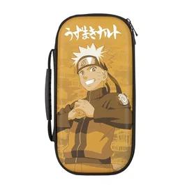 Konix Funda Protectora Rígida para Nintendo Switch y Switch Lite, Diseño Naruto, Multicolor, con Asa, Cremallera y Almacenamiento para Tarjetas