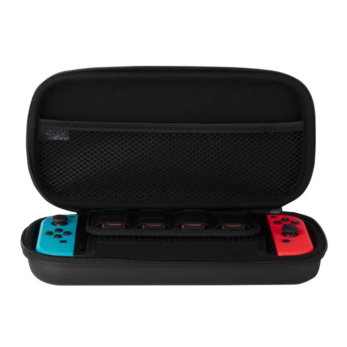 Konix Funda Protectora Rígida para Nintendo Switch y Switch Lite, Diseño Naruto, Multicolor, con Asa, Cremallera y Almacenamiento para Tarjetas