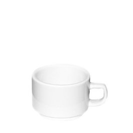 Costa Verde Taza Apilable Oceanus de Porcelana, 26 cl, Desayuno, Diámetro 9 cm (Set de 6)