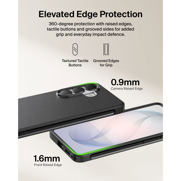 Belkin SheerForce Protect S26 Cover Black MSB015hqBK
