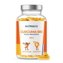 NUTRI & CO Curcuma bio suplemento alimenticio 60un