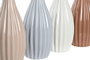 DKD Home Decor Set de 4 Jarrones de Porcelana Surtidos (24 Piezas)