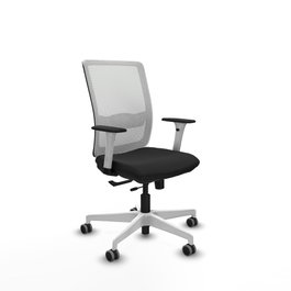 PIQUERAS Y CRESPO Silla de oficina Haches Negro/Blanco