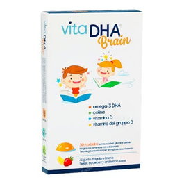 UGA NUTRACEUTICALS Vitadha Brain Fresa-Limón 30 Comp. Masticables para el Desarrollo Cerebral