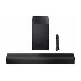 Sharp HT-SBW121 Reproductor de Blu-Ray con Barra de Sonido, Altavoces Satélite y Subwoofer - Negro