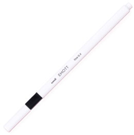 UNI-BALL Emott Rotuladores de Punta Fina 0,4 mm Negro nº24 (Pack de 10)