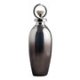 Ixia Botella Decorativa Plata 13 x 13 x 39 cm