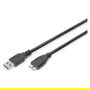Digitus Cable USB 3.2 Gen 1 (3.1 Gen 1) USB A a Micro-B Macho, Negro, 1 Metro