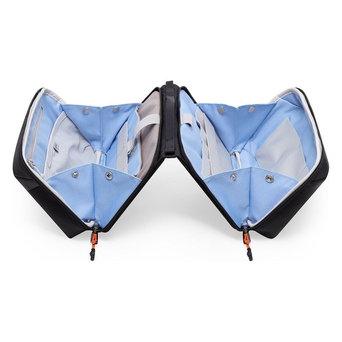 Inateck Kabeltasche Estuche para Cables de Poliéster Negro con Cremallera y Asa, Dimensiones 28 cm x 17 cm x 11.8 cm