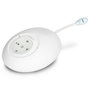Alecto Monitor de Bebé DECT DBX120 con Modo ECO y Pantalla, Blanco/Azul