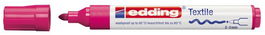 Marcador Textil Edding 4500 Carmin (Set de 10)