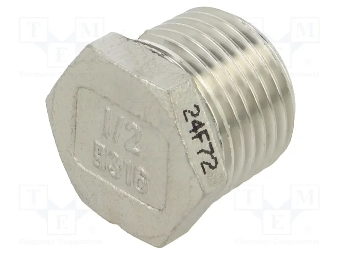 GEBO Tapón Macho G 1/2'' Externo en Acero Inoxidable GEBO Tapón Macho G 1/2'' Externo en Acero Inoxidable