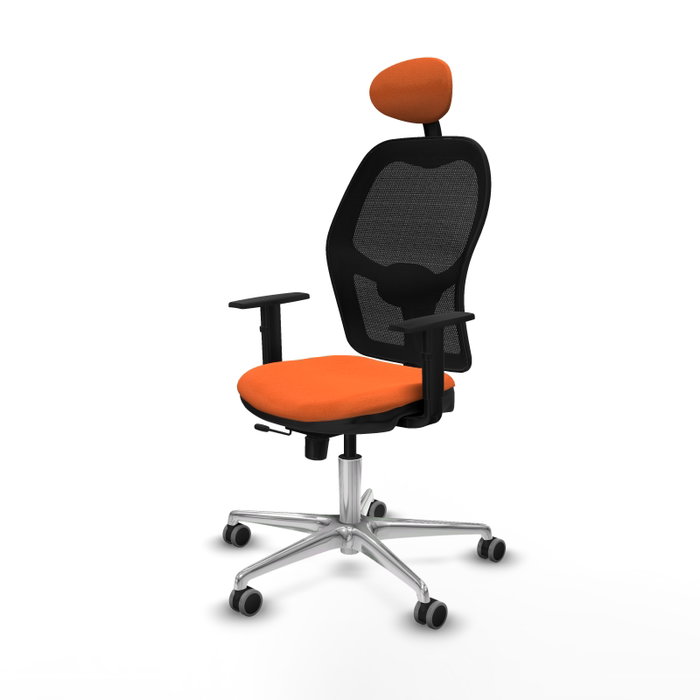 PIQUERAS Y CRESPO Silla de oficina Jorquera Naranja y Negro PIQUERAS Y CRESPO Silla de oficina Jorquera Naranja y Negro