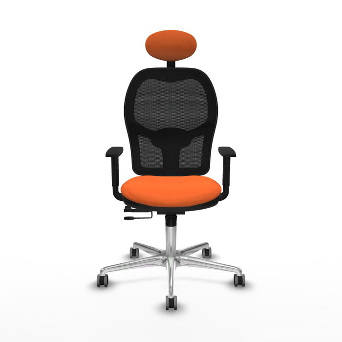 PIQUERAS Y CRESPO Silla de oficina Jorquera Naranja y Negro PIQUERAS Y CRESPO Silla de oficina Jorquera Naranja y Negro