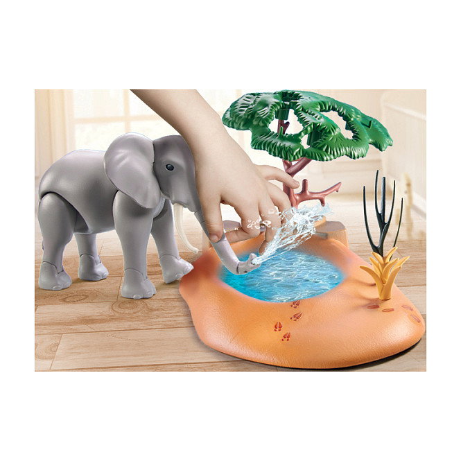 Playmobil Wiltopia 71294 Spritztour zum Wasserloch, Juguete de Plástico Multicolor para Niños de 4 a 10 Años