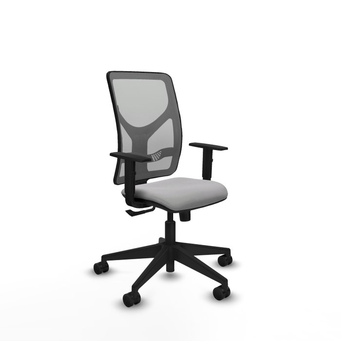 PIQUERAS Y CRESPO Silla de oficina Motilla, Mecanismo Sincro, Gris claro/Gris PIQUERAS Y CRESPO Silla de oficina Motilla, Mecanismo Sincro, Gris claro/Gris