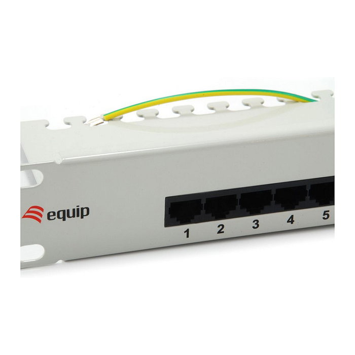 EQUIP Patch Panel Rack 19" 1U, 25 Puertos RJ45 Cat3 UTP ISDN Color Gris Metal, Modelo 125296 EQUIP Patch Panel Rack 19" 1U, 25 Puertos RJ45 Cat3 UTP ISDN Color Gris Metal, Modelo 125296