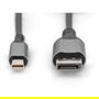 Digitus Cable Adaptador DisplayPort Mini DP a DP Macho/Macho 8K 2m