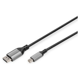 Digitus Cable Adaptador DisplayPort Mini DP a DP Macho/Macho 8K 2m