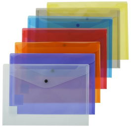 Dosier Sobre Pryse/Olef Pp Broche A4 Cristal (Set de 12)