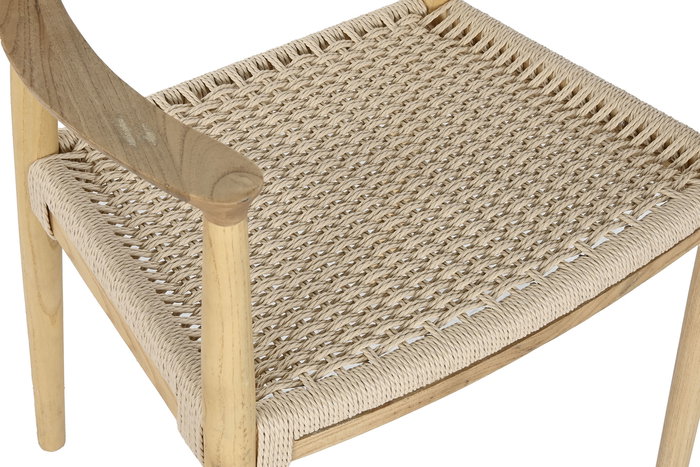 DKD Home Decor Silla Marron Claro 51 x 77 x 59 cm (2 Unidades)