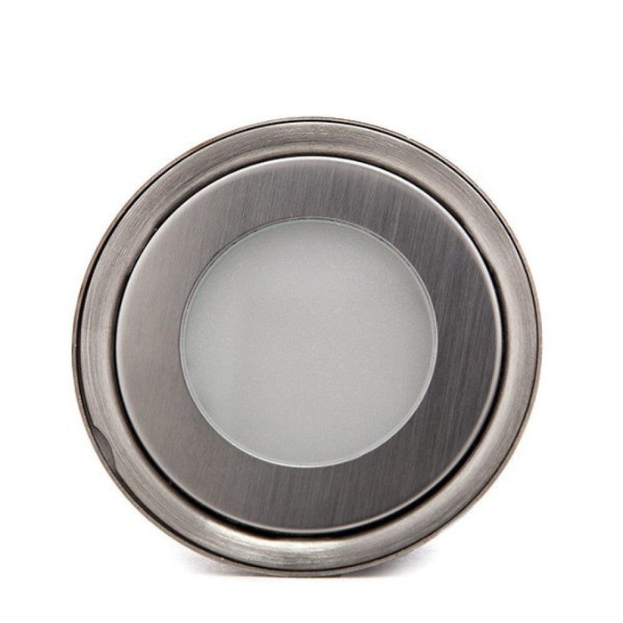 Mini Baliza LED Empotrable 0.7W IP67 12VDC Sara para Exterior, Jardín, Caminos, Piscina de Aluminio 50.000h SC-F104C