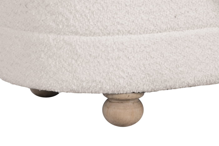 DKD Home Decor Set de 3 piezas con almacenaje interior Crudo y Marrón
