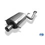 Fox FXSU040031-073 Silencioso Trasero para Subaru Impreza Gd-Gg Berlina/Kombi (desde 2000, 1.5L) - Colas de Escape Pulidas en Acabado Plateado, Homologación ECE