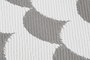 DKD Home Decor Alfombra Gris Blanco 210 x 150 cm (2 Unidades) Poliéster