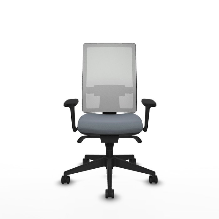 PIQUERAS Y CRESPO Silla de oficina Horna Gris y Blanco