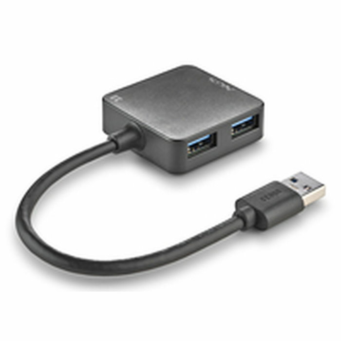 NGS IHUB 3.0 TINY Hub USB 3.0 de 4 puertos, Negro