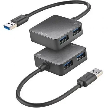 NGS iHub3.0 Tiny Hub USB 3.0 - 4 Puertos USB 3.0, Concentrador de Datos