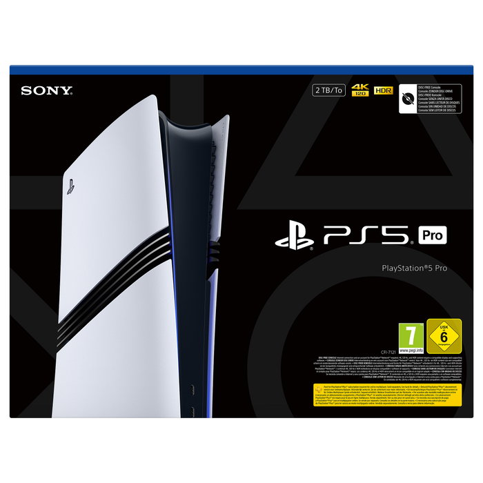 Sony PlayStation 5 Pro Digital Edition 2 TB SSD 8K 120 Hz Negro y Blanco Sony PlayStation 5 Pro Digital Edition 2 TB SSD 8K 120 Hz Negro y Blanco