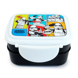 Puckator Sandwichera y Cubiertos Stormtrooper Star Wars