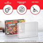 Evoretro Pack de 2 Cajas de Acrílico Protector para SNES/N64 Games