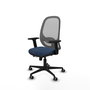 PIQUERAS Y CRESPO Silla de oficina Cilanco Azul marino y Gris
