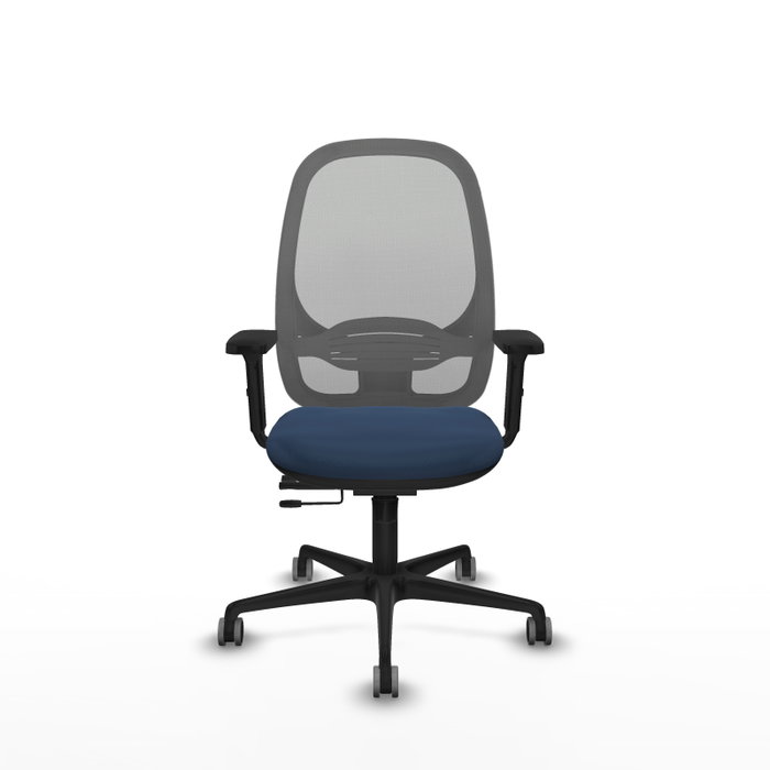 PIQUERAS Y CRESPO Silla de oficina Cilanco Azul marino y Gris PIQUERAS Y CRESPO Silla de oficina Cilanco Azul marino y Gris
