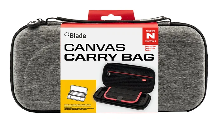 Blade Switch 2 Canvas Carry Bag Gris Blade Switch 2 Canvas Carry Bag Gris