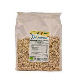 BIOLABRADOR Copos de Avena Gruesos Sin Gluten 1kg Ecológico