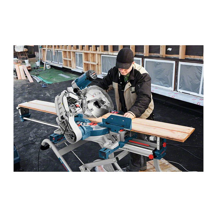 Bosch GCM 12 GDL Professional - Sierra Ingleteadora Deslizante de 12 Pulgadas con Guía Láser, Corte 0° 104x341 mm, Hasta 60°, 230V 2000W 4000 RPM