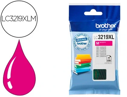 Brother LC-3219XLM Cartucho de Tinta Magenta XL Alta Capacidad