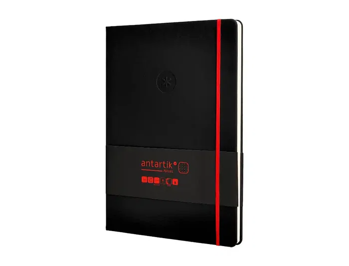 Antartik Cuaderno A4 Tapa Dura Hojas Puntos Negro y Rojo 100 Hojas 80gr FSC Antartik Notes Antartik Cuaderno A4 Tapa Dura Hojas Puntos Negro y Rojo 100 Hojas 80gr FSC Antartik Notes