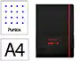 Antartik Cuaderno A4 Tapa Dura Hojas Puntos Negro y Rojo 100 Hojas 80gr FSC Antartik Notes