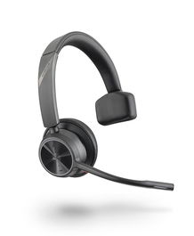 Poly Voyager 4310 UC Auriculares Inalámbricos, Teams, USB-A, Negro
