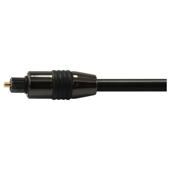 EQUIP Cable Óptico Digital Toslink 5 m Negro, Conectores Macho en Oro, Referencia 147923