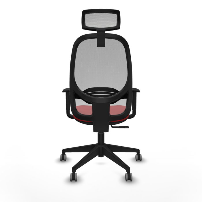 PIQUERAS Y CRESPO Silla de oficina Cilanco con mecanismo Sincro Rojo y Gris PIQUERAS Y CRESPO Silla de oficina Cilanco con mecanismo Sincro Rojo y Gris