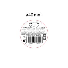 Mug Cerámico Vita Morning Quid 35 cL