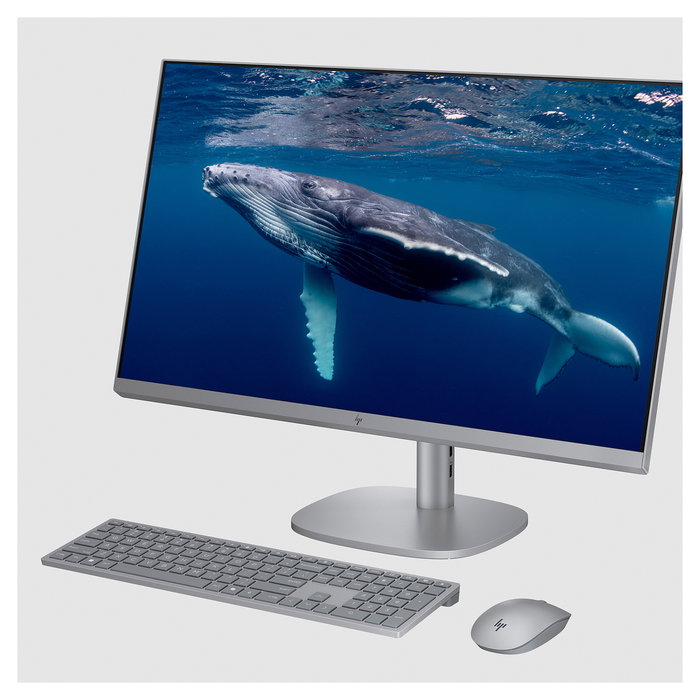 HP All-in-One OmniStudio X 27-cs0077ng - Ordenador de sobremesa de 27 pulgadas, color plata, Windows 11 Home 64 bits