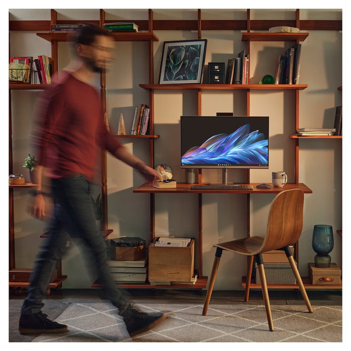 HP All-in-One OmniStudio X 27-cs0077ng - Ordenador de sobremesa de 27 pulgadas, color plata, Windows 11 Home 64 bits